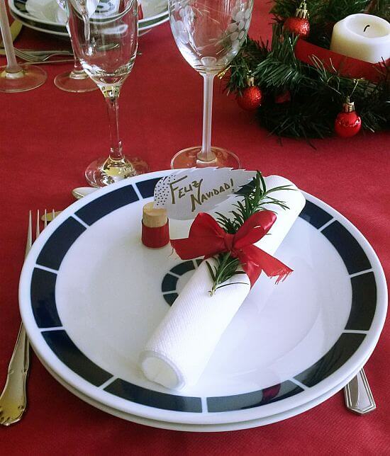 Servilletero de Navidad
