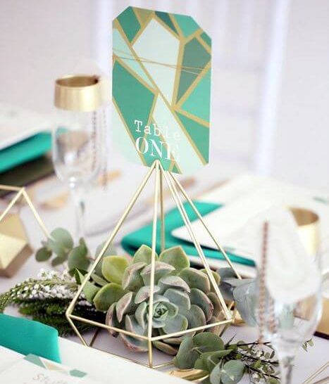 Tendencias en Decoración: Boda Geométrica