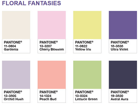 Paleta floral fantasies